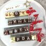 Personalised Christmas Chocolates Initials/Names Gift, thumbnail 1 of 5