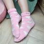 Embroidered Chenille Personalised Socks, thumbnail 5 of 6