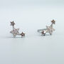 Sterling Silver Star Constellation Stud Earrings, thumbnail 1 of 7