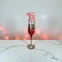 Six X Ho Ho Ho Candy Cane Drinks Toppers, Festive Cocktails, Christmas Drink Decorations, Charms, thumbnail 3 of 7