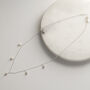 Sterling Silver Or Gold Filled Pearl Drops Necklace, thumbnail 2 of 10
