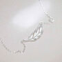 Sterling Silver Fern Feather Necklace, thumbnail 1 of 6