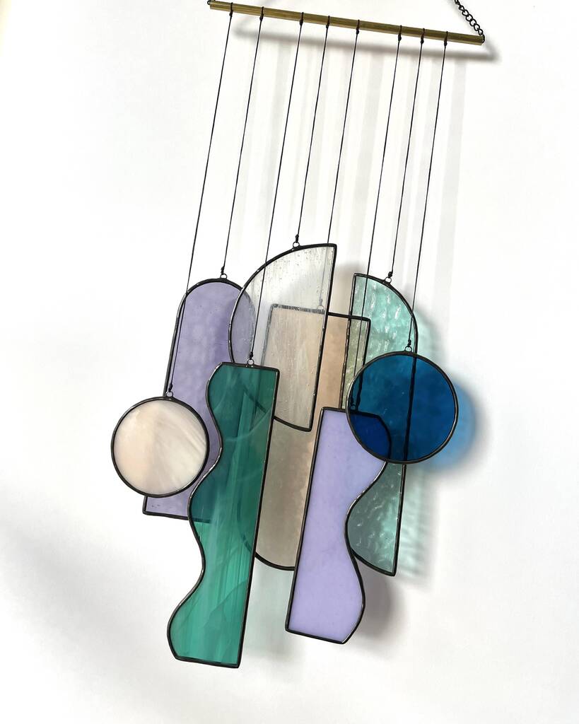 The Unknown, Art Deco Inspired Stained Glass Suncatcher, 1 of 3