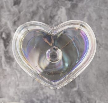 Pair Of Heart Champagne Glasses, 4 of 4
