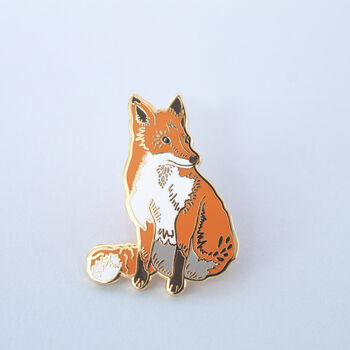 Fox Enamel Pin Badge, 2 of 10
