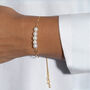 50th Birthday Pearl Sliding Bracelet, thumbnail 1 of 7