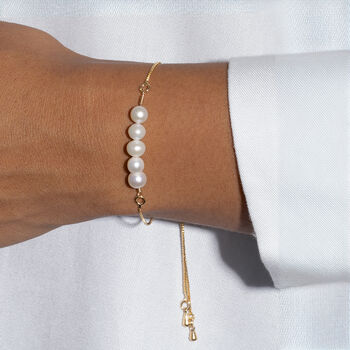 50th Birthday Pearl Sliding Bracelet, 2 of 6