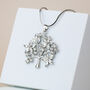 Sparkly Tree Pendant Necklace, thumbnail 3 of 5