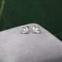 Mystic Ab Cz Marquise Crown Stud Earrings, thumbnail 6 of 12