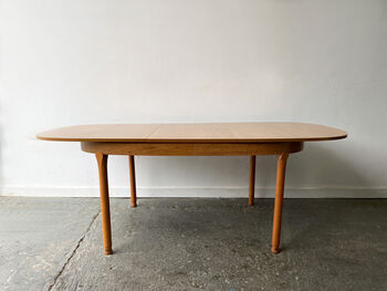 Mid Century Extending Dining Table By Schreiber, 9 of 12