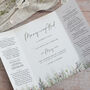 Whimsical Barn Gatedfold Wedding Invitation, thumbnail 2 of 6