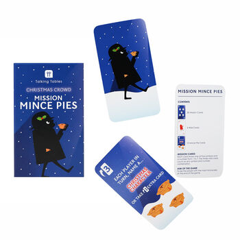 Snowfall Mince Pies Christmas Themed Card Game For Festive Fun Age Three+, 2 of 3