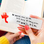 'Same Moon As Me' Long Distance Relationship Bookmark, thumbnail 1 of 10