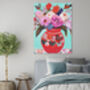 Floral Vase Pink Art Print, thumbnail 2 of 3