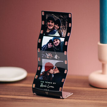 Personalised 10 Year Anniversary Reel Photo Print, 2 of 5
