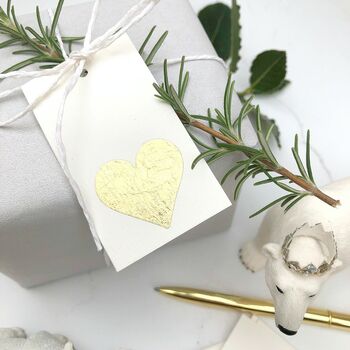Foiled Heart Gift Tags, 2 of 6
