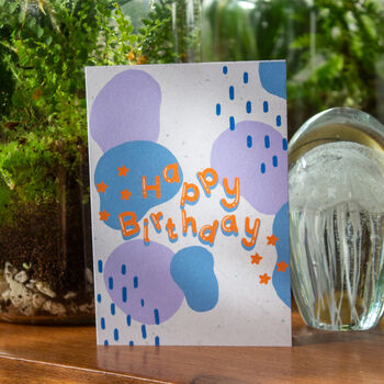 Abstract Happy Birthday Card, 5 of 5