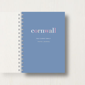 Personalised Travel Or Holiday Journal Or Notebook, 10 of 11