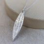 Sterling Silver Textured Palm Pendant, thumbnail 1 of 2