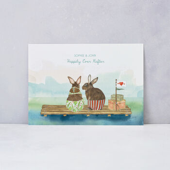 'Happily Ever Rafter' Wedding Gift Print, 3 of 3