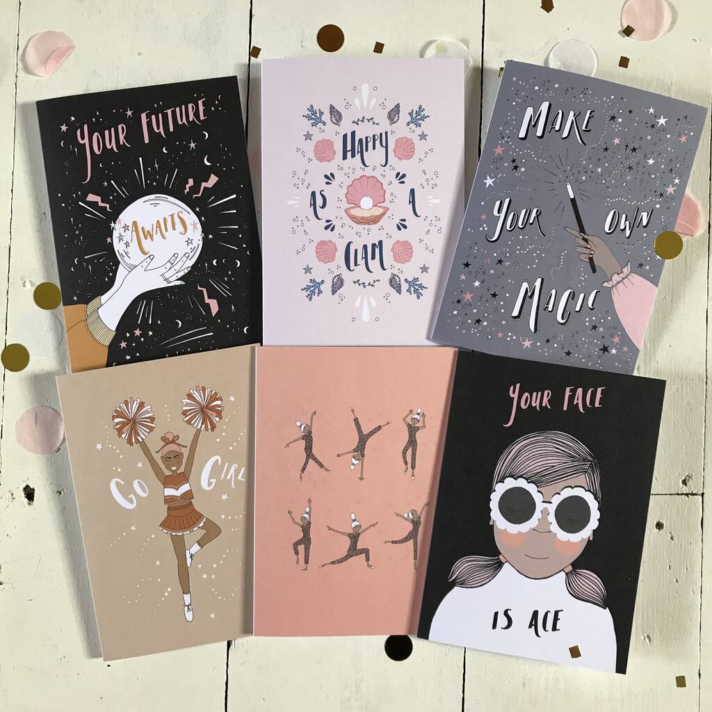The Positivity Six Greeting Card Pack, 1 of 7