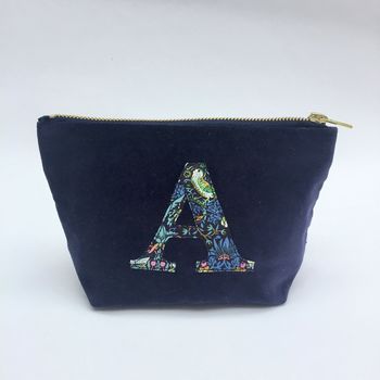 liberty print makeup bag