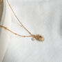 Pearl And Shell Charm Necklace, thumbnail 2 of 3