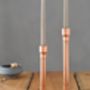 Industrial Copper Candle Holder, thumbnail 3 of 4