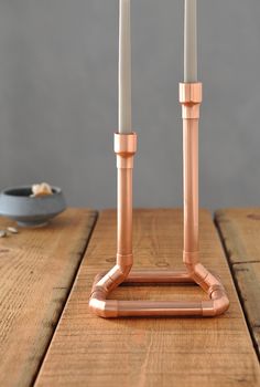 Industrial Copper Candle Holder, 3 of 4