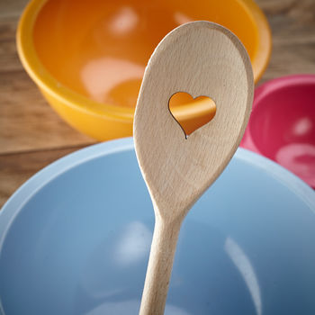 Heart Or Star Wooden Spoon, 2 of 2