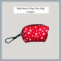Red Heart Dog Poo Bag Holder, thumbnail 1 of 4