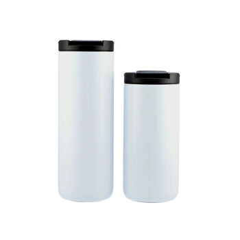 Personalised Retro Geometric Thermos Travel Mug Flask, 4 of 9