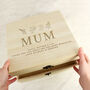 Personalised Engraved Floral Keepsake Box, thumbnail 8 of 10