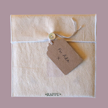 Reusable Eco Friendly Floral Pattern Card Blank Inside Or Optional Handwritten Message, 10 of 10