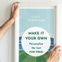 England Twickenham Rugby Stadium Art Print Personalised Gift, thumbnail 4 of 6