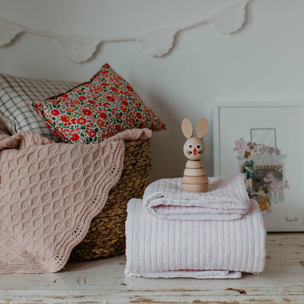 Wooden Stacking Toy Rabbit By Sproutlings | notonthehighstreet.com
