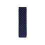 Men's Square End Knitted Tie With Dots | Navy Blue, thumbnail 3 of 5