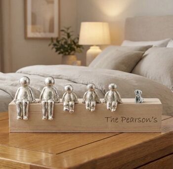 Personalised Our Family Ornament With Choice Of Figures, 3 of 11