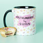 Choose Your Design Outnumbered By Boys Mother's Day Mug, thumbnail 2 of 7