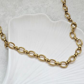 Oval Link Chain Necklace, 2 of 10