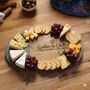 Personalised First Home Wood And Slate Chopping Board Perfect Wedding Gift, thumbnail 1 of 6