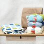 Four Colour Spot Crochet Blanket Kit, thumbnail 5 of 12
