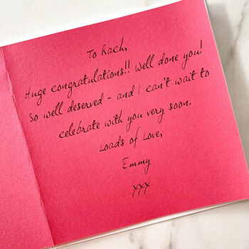 Personalised Graduation Congratulations Card, 4 of 4