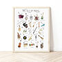 The A To Z Of Music Print, thumbnail 1 of 6