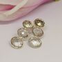 Green Amethyst Sterling Silver Earrings, thumbnail 2 of 8