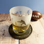 Rugby Eyched Glass Tumbler, thumbnail 2 of 5