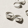 Sterling Silver Oval Cushion Signet Ring, thumbnail 1 of 6