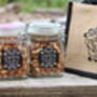 Gift Bag With Two Jars Of Hand Roasted Nuts, thumbnail 1 of 3