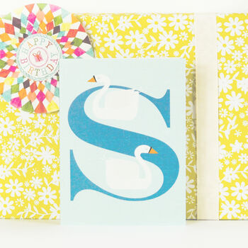 Mini S For Swans Card, 5 of 6