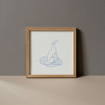 Boticelli Hound Line Art Print, 2 of 4